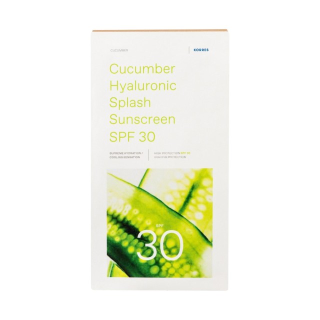 Korres SET Cucumber Hyaluronic Splash Sunscreen SPF30 150ml & Cucumber Bamboo Body Cleanser 250ml (ΣΕΤ με Διφασικό Αντηλιακό Spray για Πρόσωπο & Σώμα & Αφρόλουτρο με Αγγούρι)