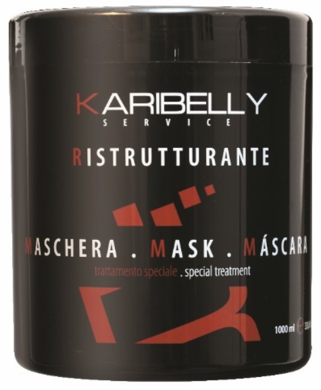 Karibelly Ristrutturante Mask 1000ml (Μάσκα Μαλλιών Για Αναδόμηση Της Τρίχας)