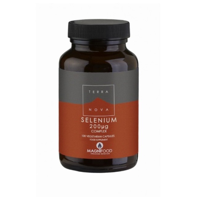 Terranova Selenium 200mg 100caps (Συμπλήρωμα Διατροφής για την Φυσιολογική Λειτουργία του Θυροειδούς & του Ανοσοποιητικού Συστήματος)