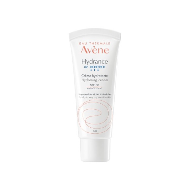 Avene Hydrance UV Rich Hydrating SPF30 40ml (Ενυδατική Κρέμα Πλούσιας Υφής με Δείκτη Προστασίας)