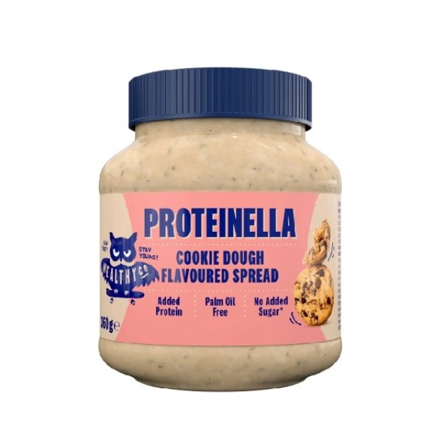Healthy Co Proteinella Cookie Dough Flavoured Spread 360gr (Άλειμμα Μπισκότου με Πρωτεΐνη Ορού Γάλακτος)