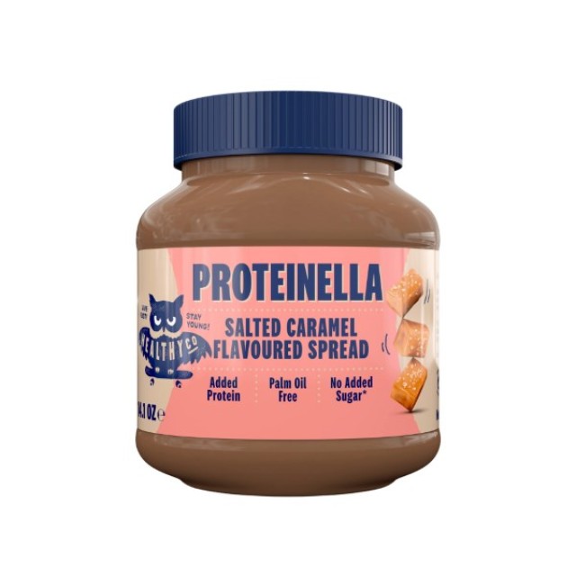 Healthy Co Proteinella Salted Caramel Flavoured Spread 400gr (Άλειμμα Αλατισμένης Καραμέλας με Πρωτεΐνη Ορού Γάλακτος)