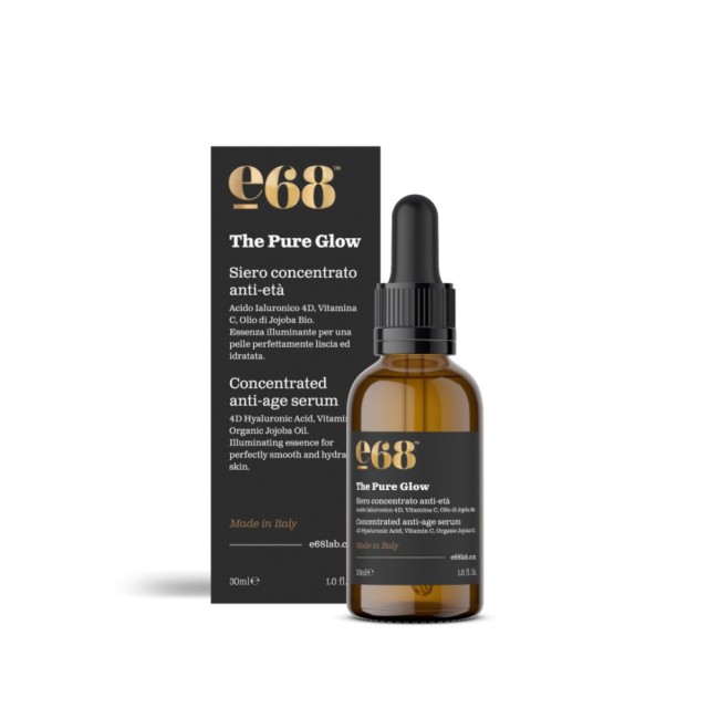 E68 The Pure Glow Concentrated Anti-Age Serum 30ml (Αντιρυτιδικός Ορός Προσώπου)