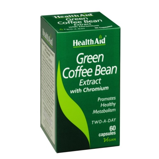 Health Aid Green Coffee Bean  60 caps (Πράσινος Καφές)