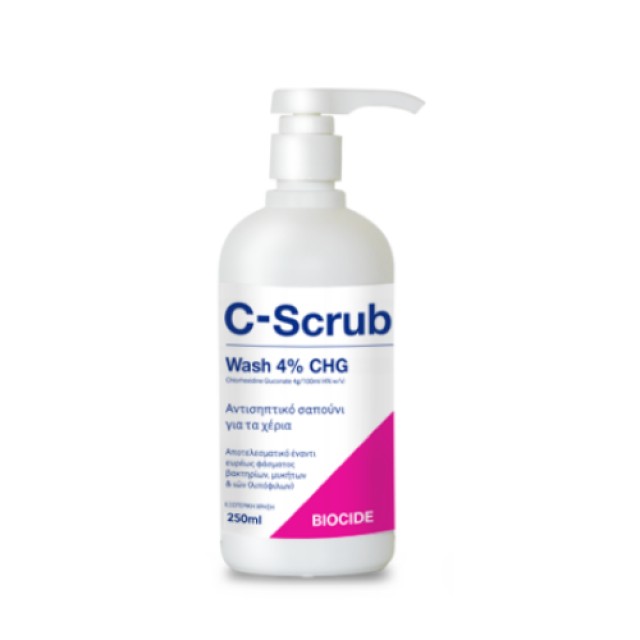 C-Scrub Wash 4% CHG 250ml