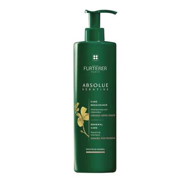 Rene Furterer Absolue Keratine Shampoo 600ml (Σαμπουάν για Κατεστραμμένα & Εύθραυστα Μαλλιά)