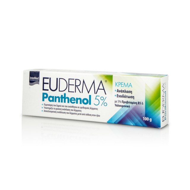 Intermed Euderma Panthenol 50ml (Ενυδατική Κρέμα για Ανάπλαση)