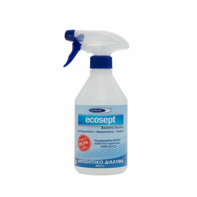 Ecosept Antiseptic Solution Spray 500ml (Αντισηπτικό Σπρέι Χεριών)