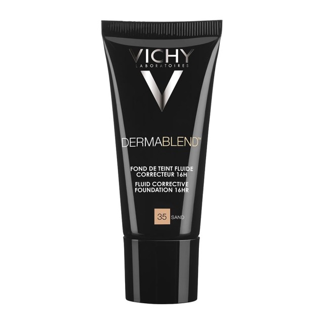 Vichy Dermablend Fluid Make-up N35 Sand 30ml (Υγρό Μέικαπ για Yψηλή Kάλυψη)