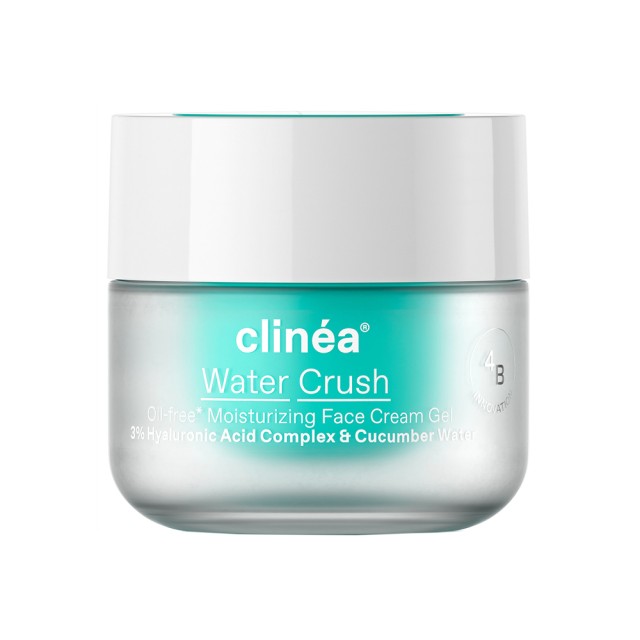 Clinea Water Crush Moisturizing Day Cream-Gel 50ml (Ενυδατική Κρέμα-Τζελ Προσώπου Ελαφριάς Υφής)