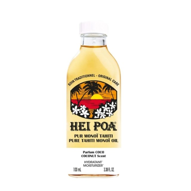 Hei Poa Monoi Oil Coconut 100ml (Λάδι Πολλαπλών Χρήσεων με Άρωμα Καρύδας) 