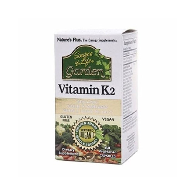 Natures Plus Garden Vitamin K2 120mg 60cap (Οστά - Αίμα - Αντιοξειδωτικά) 