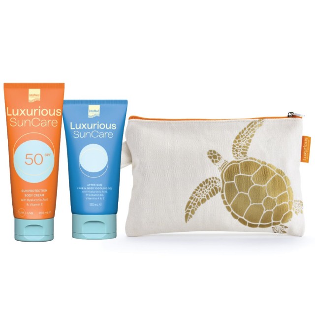Intermed Luxurious Sun Care SET Body Cream SPF50 200ml & After Sun 150ml (ΣΕΤ με Αντηλιακή Κρέμα Σώματος Πολύ Υψηλής Προστασίας & After Sun)