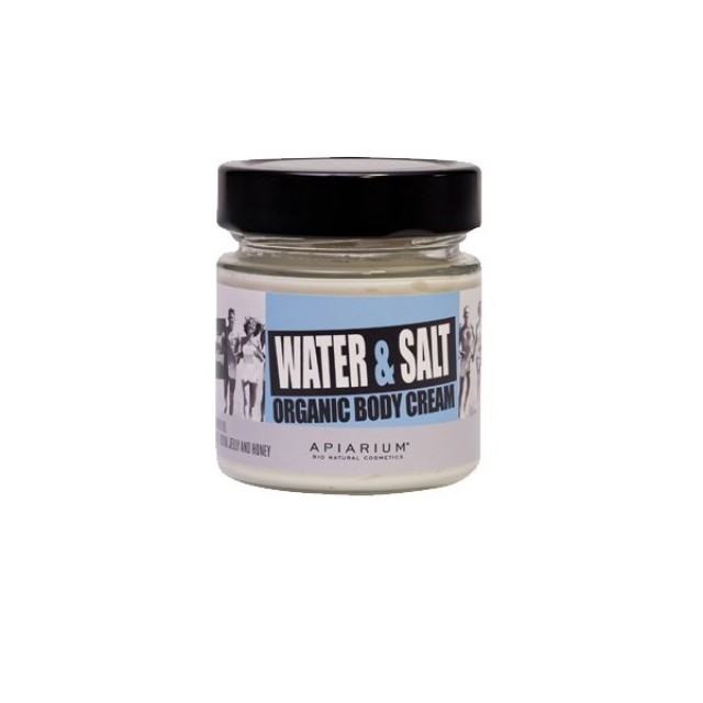 Apiarium Water & Salt Body Cream 200ml (Βιολογική Κρέμα Σώματος με Θαλασσινό Άρωμα)
