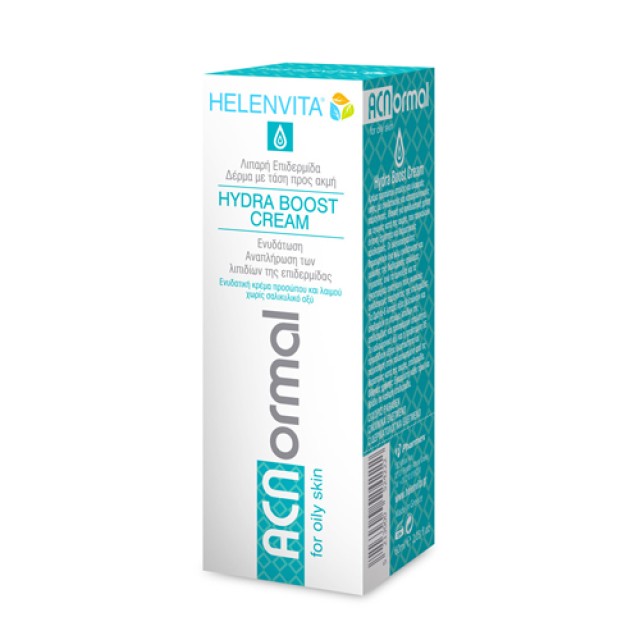 Helenvita ACNormal Hydra Boost Cream 60ml (Ενυδατική Κρέμα Προσώπου για Λιπαρή Επιδερμίδα με Τάση Ακ