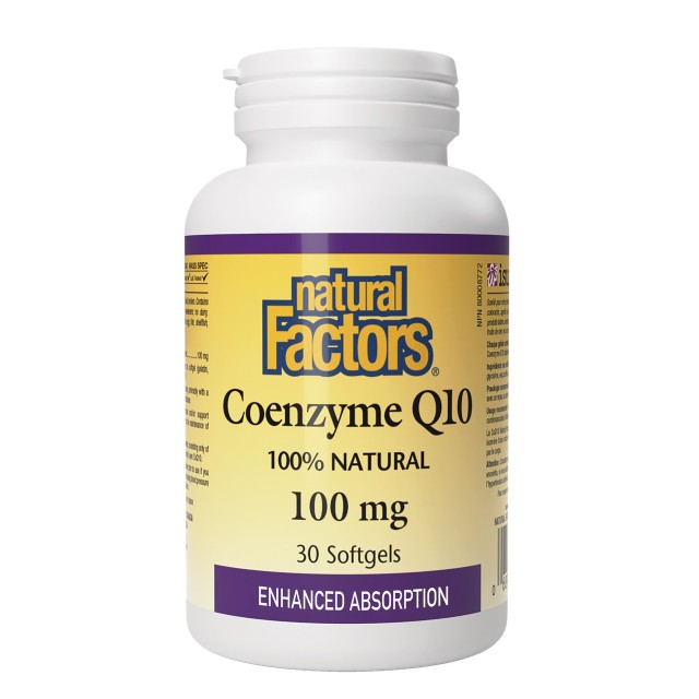 Natural Factors Coenzyme Q10 100mg 30caps
