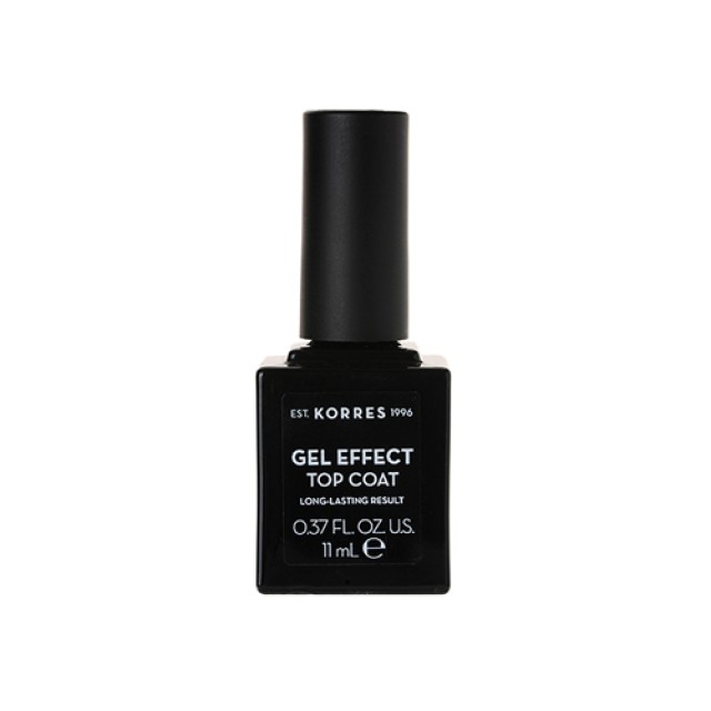 Korres Gel Effect Nail Top Coat 11ml (Στεγνωτικό - Γυαλιστικό για τα Νύχια) 