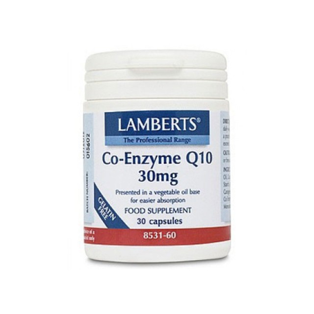 Lamberts Co-Enzyme Q10 30mg 30cap