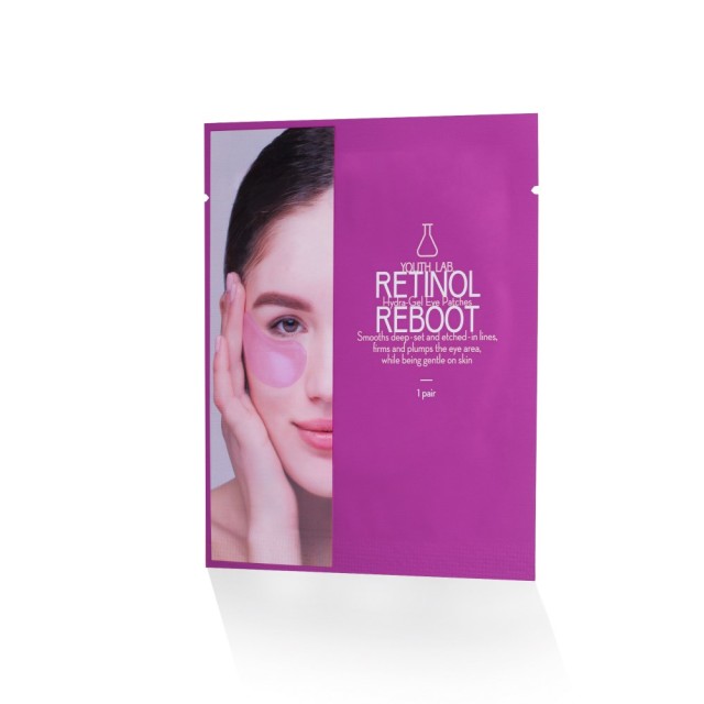 YOUTH LAB Retinol Reboot Hydra Gel Eye Patches 1τεμ (Ενισχυμένη Μάσκα Ματιών για Αμεση Σύσφιξη &