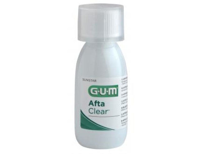Gum 2410 Aftaclear Rinse 120ml (Στοματικό Διάλυμα για την Θεραπεία Αφθών) 