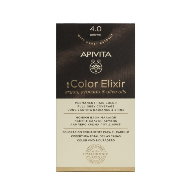 Apivita My Color Elixir N 4.0 (Βαφή Μαλλιών - Καστανό Χρώμα)