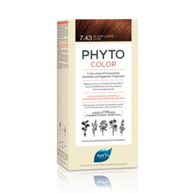 Phyto Phytocolor 7.43 Copper Golden Blonde