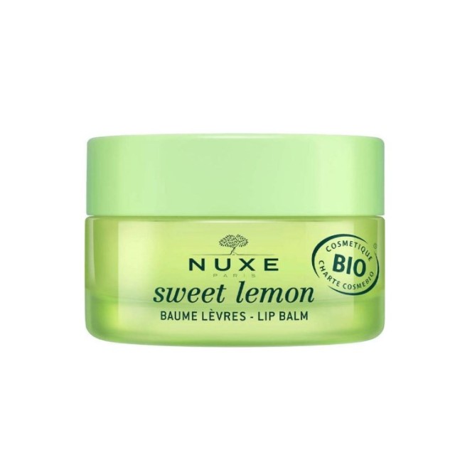 Nuxe Sweet Lemon Lip Balm 15gr (Βιολογικό Βάλσαμο Χειλιών με Άρωμα Λεμόνι)