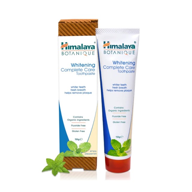Himalaya Botanique Whitening Complete Care Toothpaste Simply Peppermint 150g (Λευκαντική Οδοντόκρεμα με Μέντα)