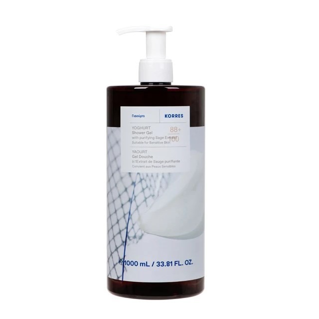 Korres Yoghurt Shower Gel 1lt (Αφρόλουτρο Γιαούρτι)