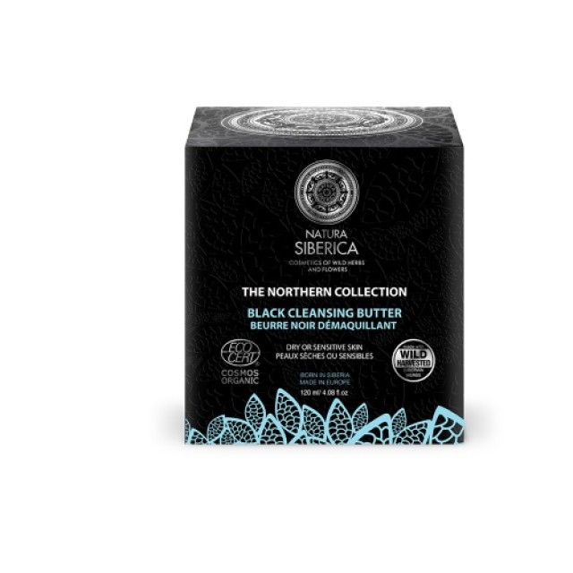 Natura Siberica Northern Black Cleansing Butter 120ml (Καθημερινή Φροντίδα & Αφαίρεση Μακιγιάζ Κατάλληλο για Ξηρές ή Ευαίσθητες Επιδερμίδες)