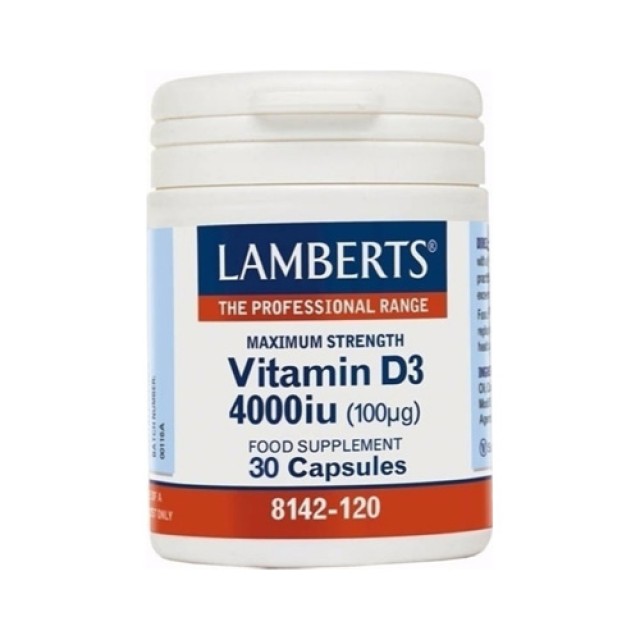 Lamberts Vitamin D3 4000IU 30tabs (Βιταμίνη D)