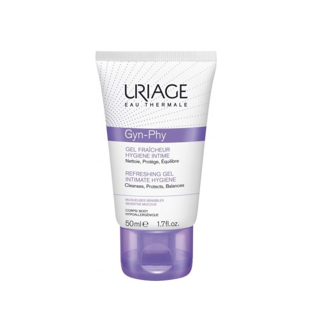 Uriage Gyn Phy Refreshing Gel 50ml (Ήπιο Τζελ Καθαρισμού για  την Ευαίσθητη Περιοχή)