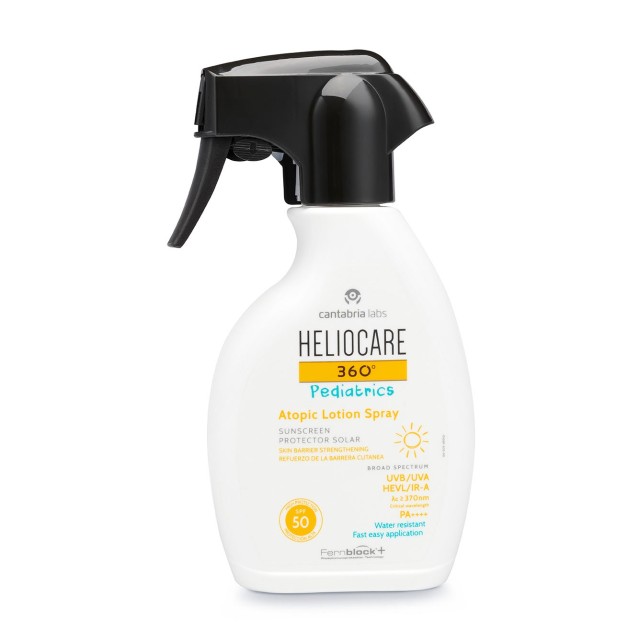 Heliocare Pediatrics Atopic Lotion Spray SPF50 250ml (Παιδικό Αντηλιακό Σπρέι)
