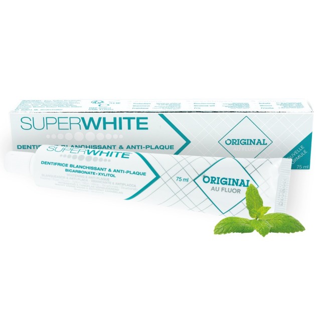 Superwhite Original Toothpaste 75ml (Λευκαντική Οδοντόκρεμα)