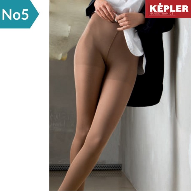 Powerpharm Kepler Soleil Tights No5 (Μελί Ορθοπεδικό Καλσόν Διαβαθμισμένης Συμπίεσης)