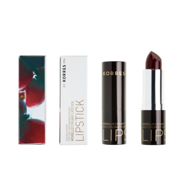 Korres Morello Creamy Lipstick No59 Burgundy Red 3.5gr (Κρεμώδες Κραγιόν Μπορντό Χρώμα) 