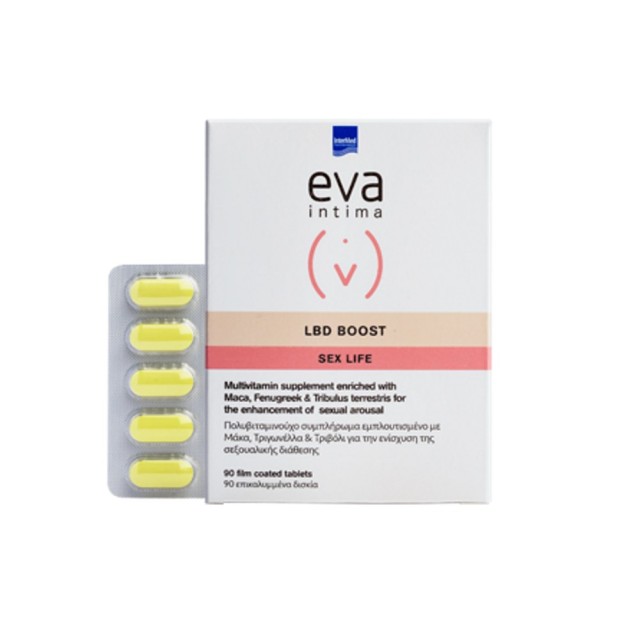 Intermed Eva Intima Lbd Boost 90tabs (Πολυβιταμινούχο Συμπλήρωμα Διατροφής για τη Γυναικεία Λίμπιντο)