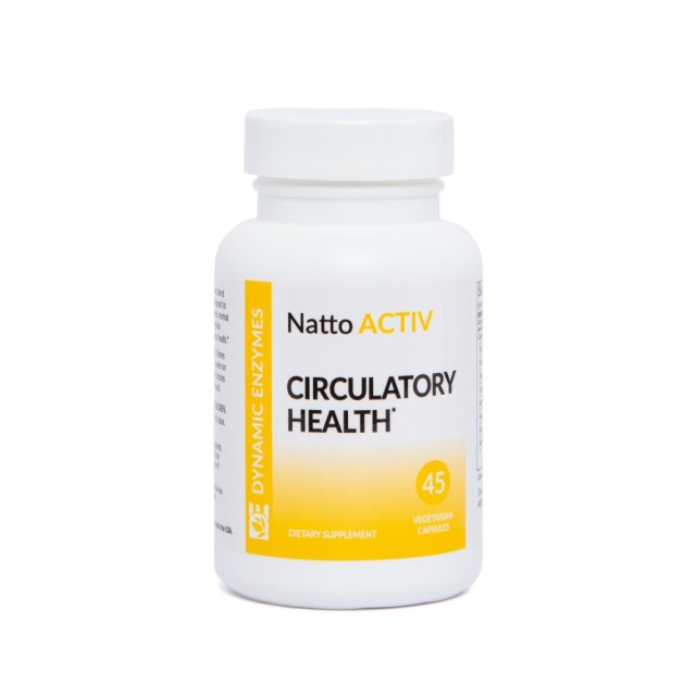 AM Health Natto Activ Circulatory Health 45caps (Συμπλήρωμα Διατροφής για την Yγεία του Kυκλοφορικού & του Καρδιαγγειακού Συστήματος)