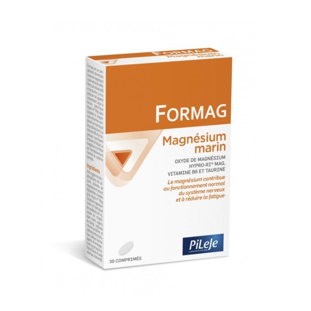 Pileje Formag 30caps (Συμπλήρωμα Διατροφής με Μαγνήσιο για τη Φυσιολογική Λειτουργία του Νευρικού Συστήματος & τη Μείωση της Κόπωσης)
