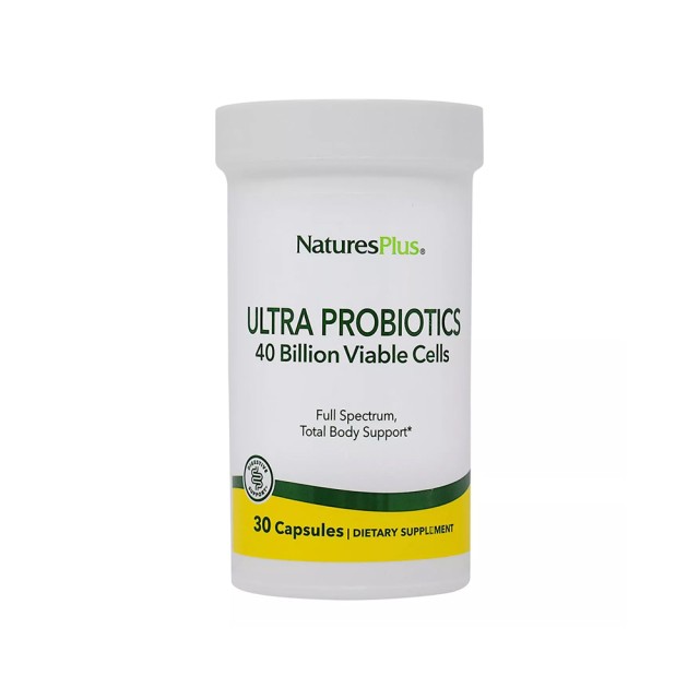 Natures Plus Ultra Probiotics 30 caps (Προβιοτικά - Γαστρεντερικές Διαταραχές)