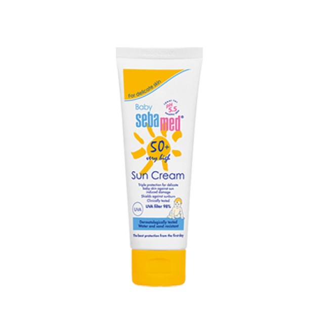 Sebamed Baby Sun Cream Spf50+ 75ml (Αντηλιακή Κρέμα για Μωρά)