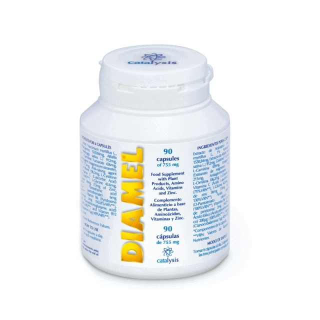 Diamel 90caps (Συμπλήρωμα Διατροφής για τον Μεταβολισμό των Υδατανθράκων & Προστασία από το Οξειδωτικό Στρες)