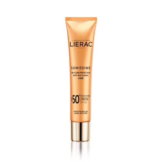 Lierac Sunissime BB Fluid Global Anti-Aging SPF50+ Golden 40ml (Αντιηλιακή BB Λεπτόρρευστη Κρέμα για Πρόσωπο & Ντεκολτέ)