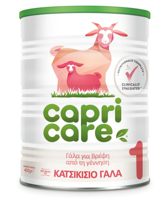 CapriCare No1 Γάλα Κατσικίσιο 400gr (Γάλα Για Βρέφη Από Την Γέννηση)