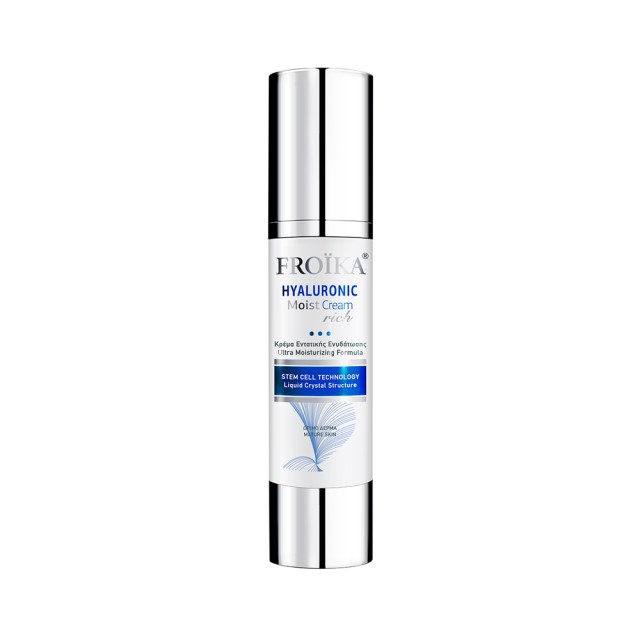 Froika Hyaluronic Moist Cream Rich 50ml (Κρέμα Εντατικής Ενυδάτωσης Πλούσιας Υφής)