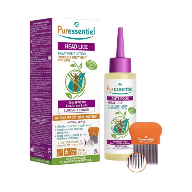 Puressentiel Anti-Lice Treatment Lotion & Comb 100ml