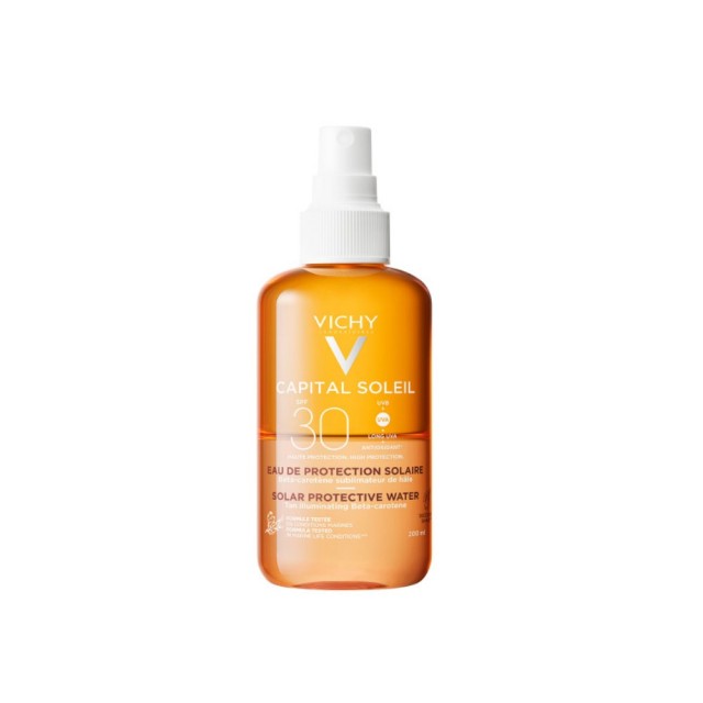 Vichy Capital Soleil Tan Enhancing SPF30 Protective Solar Water 200ml (Αντηλιακό Νερό Προστασίας για