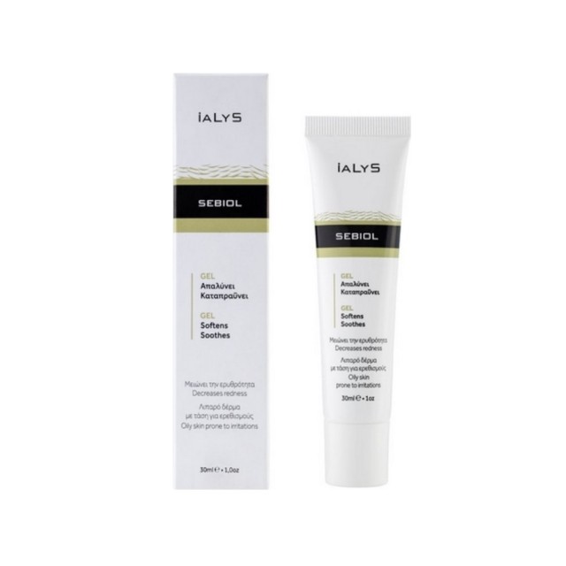 Ialys Sebiol Gel 30ml (Καταπραϋντικό Τζελ για την Αντιμετώπιση της Σμηγματορροϊκής Δερματίτιδας για το Πρόσωπο & το Τριχωτό του Κεφαλιού)