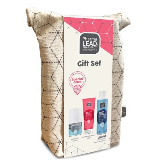 Pharmalead Red Body Gift Set (ΣΕΤ με Κρέμα για τα Χέρια και το Σώμα & Αποσμητικό Roll-on & ΔΩΡΟ Αφρόλουτρο)
