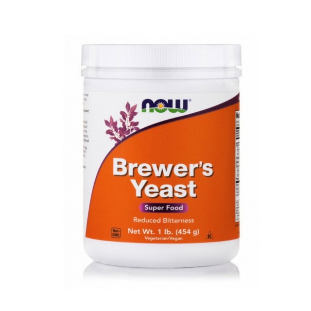 Now Foods Brewers Yeast Powder (Debittered) 454mg (Μαγιά Μπύρας)